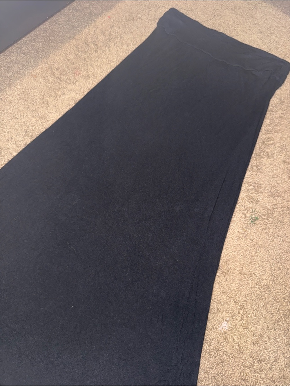 American Dream Black Maxi Skirt - Sleek Pull-On Style